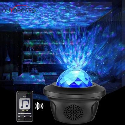 Cosmic WiFi Light Projector with Water Patterns