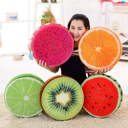 Cute 3D Fruit Soft Pillow