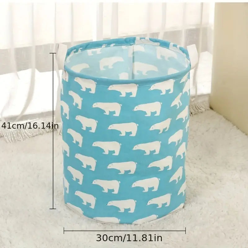 Spacious Cotton-Linen Laundry Organizer