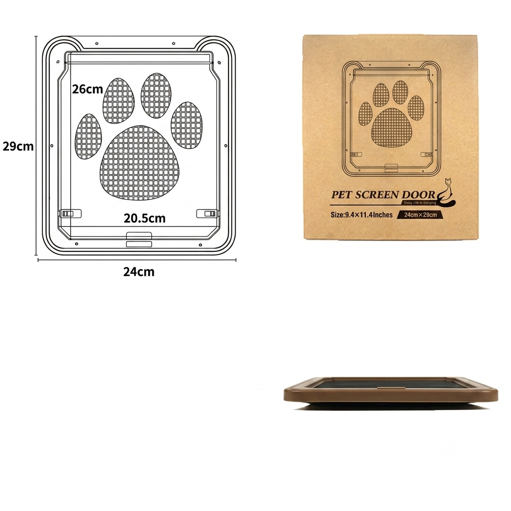 Stylish Scratch-Free Pet Door
