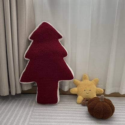 Cotton Pine Tree Decorative Pillow