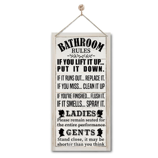Farmhouse Fun Bathroom Signs