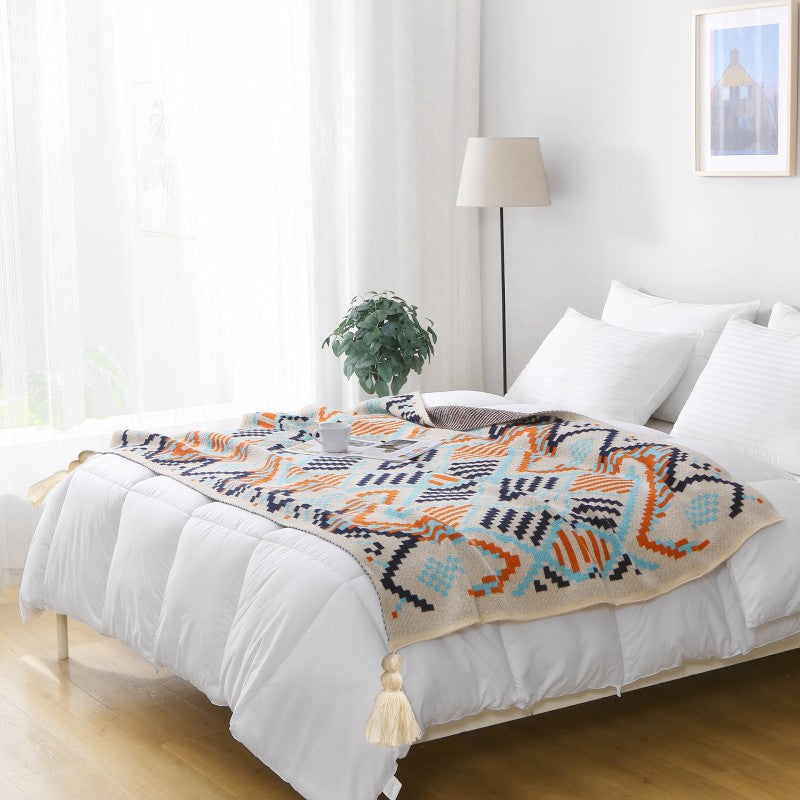 Scandinavian Knit Nap Throw