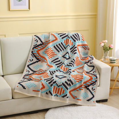 Scandinavian Knit Nap Throw