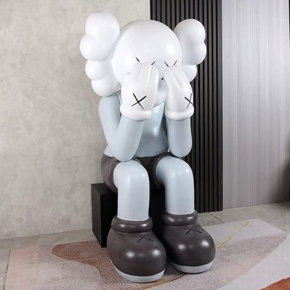 Chic Kaws-Inspired Living Decor Figurine