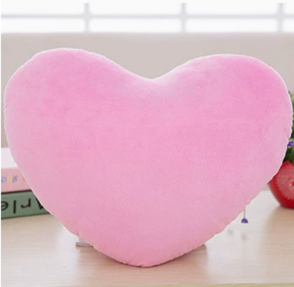 Charming Heart Plush Cushion