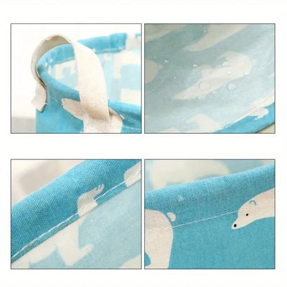 Spacious Cotton-Linen Laundry Organizer