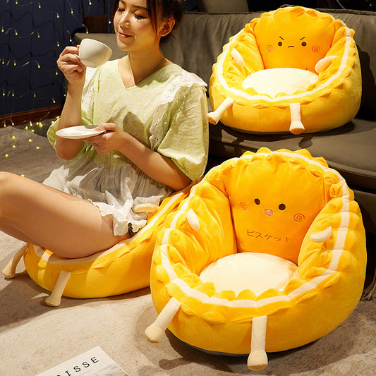Plush Cartoon Memory Foam Seat Pad
