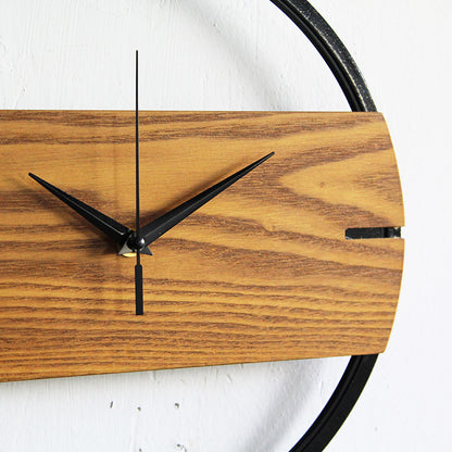 Chic Wooden Wall Clock