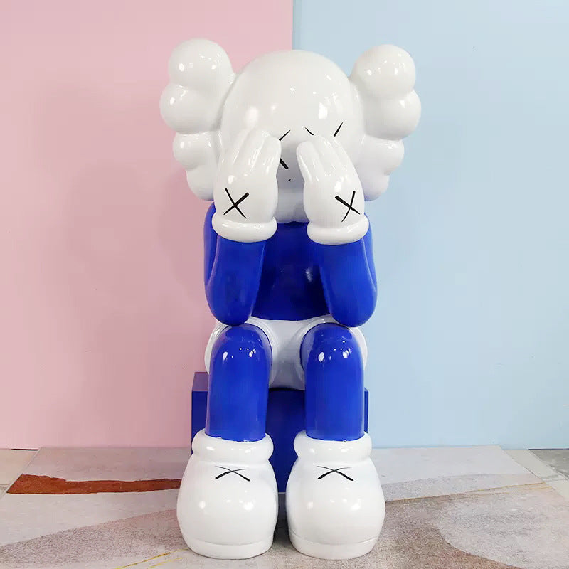 Chic Kaws-Inspired Living Decor Figurine