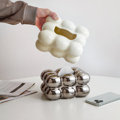 Chic Nordic Cotton Candy Tissue Holder