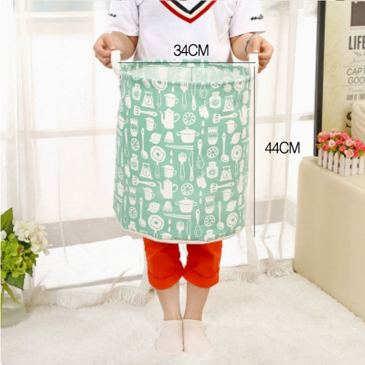 Spacious Cotton-Linen Laundry Organizer