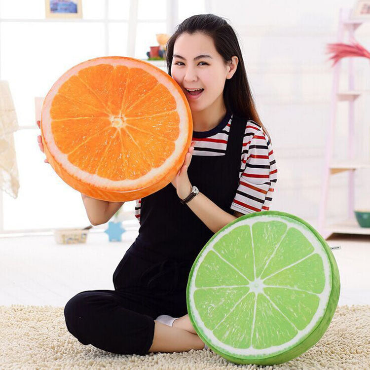 Cute 3D Fruit Soft Pillow