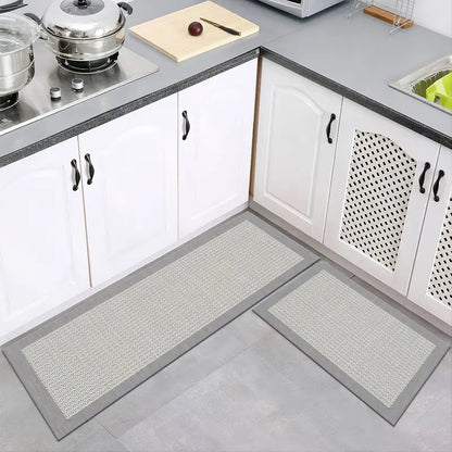 Dual Durable & Stylish Kitchen Mats, Slip-Resistant