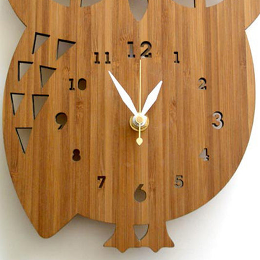 Forest Owl Timepiece - Elegant Wall Art