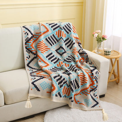 Scandinavian Knit Nap Throw