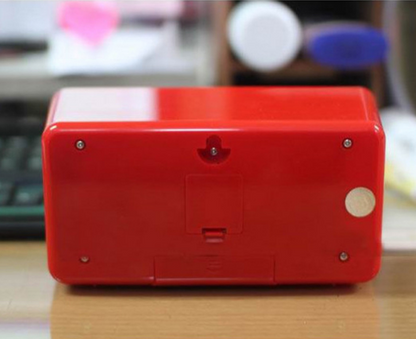 Retro Square Desk Clock - Auto Page Flip