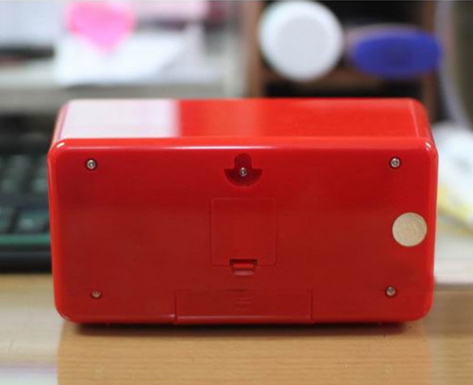 Retro Square Desk Clock - Auto Page Flip