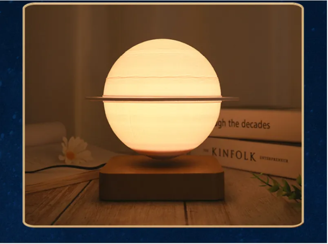 Maglev Saturn Glow Lamp – Floating Creative Decor