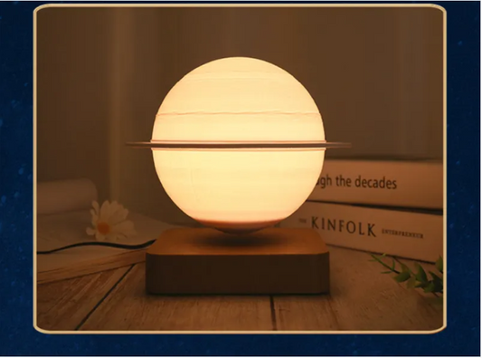 Maglev Saturn Glow Lamp – Floating Creative Decor