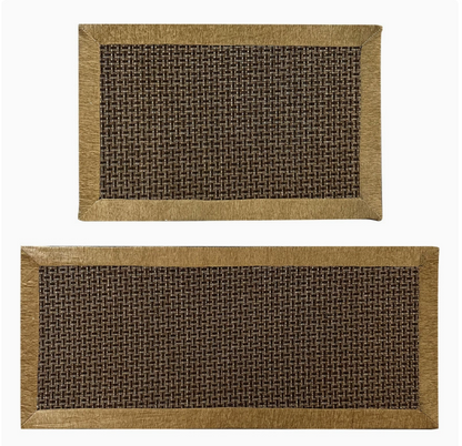 Dual Durable & Stylish Kitchen Mats, Slip-Resistant