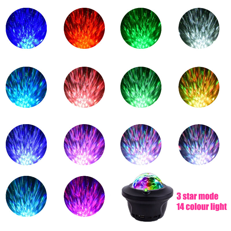 Cosmic WiFi Light Projector with Water Patterns