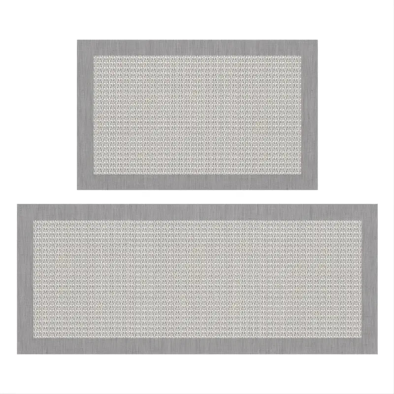 Dual Durable & Stylish Kitchen Mats, Slip-Resistant