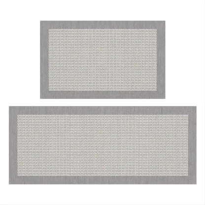 Dual Durable & Stylish Kitchen Mats, Slip-Resistant