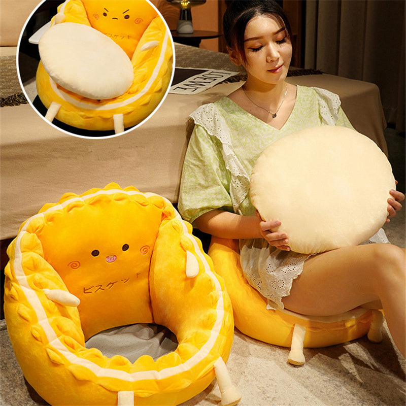 Plush Cartoon Memory Foam Seat Pad