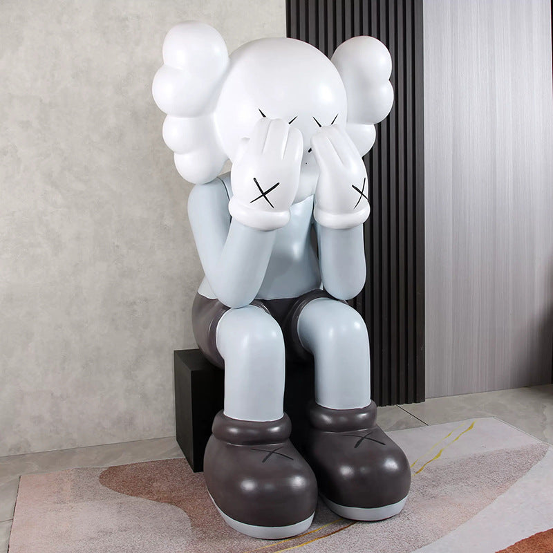 Chic Kaws-Inspired Living Decor Figurine