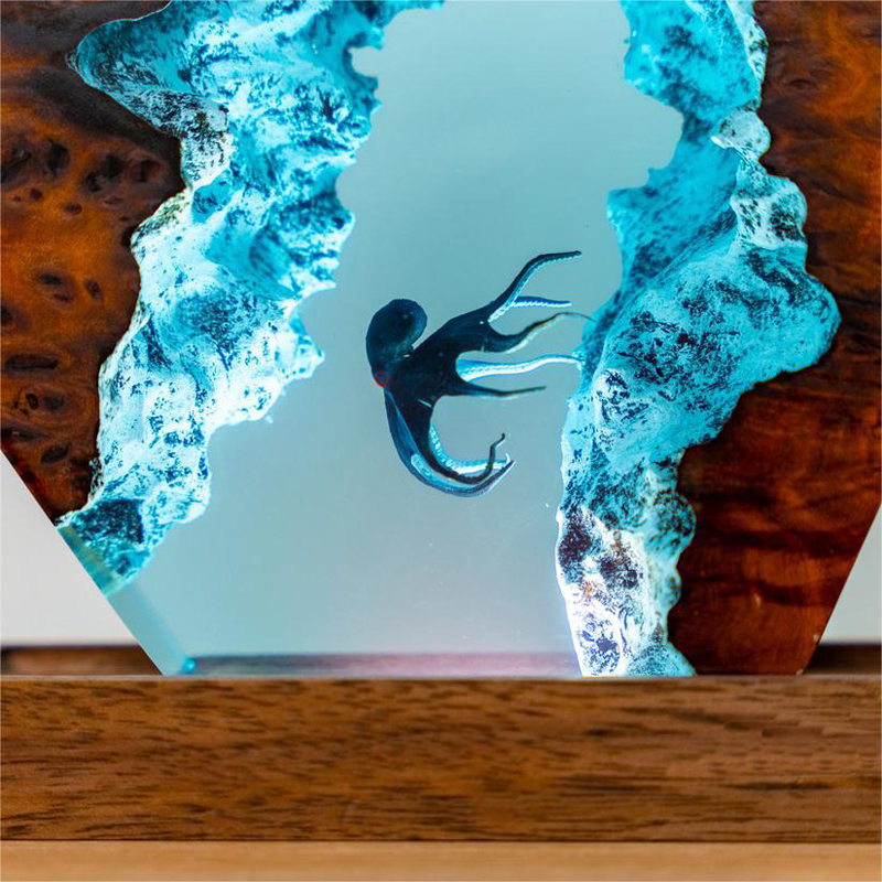 Oceanic Diver 3D Epoxy Light