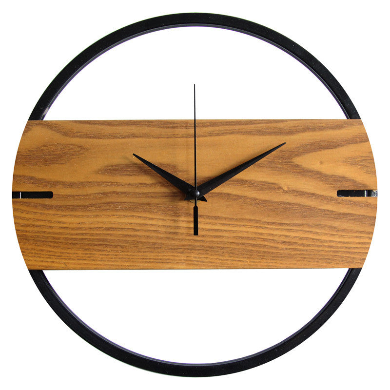 Chic Wooden Wall Clock