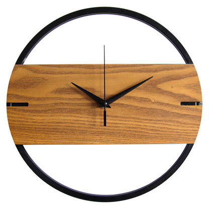 Chic Wooden Wall Clock
