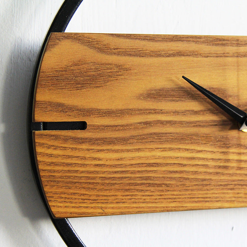 Chic Wooden Wall Clock
