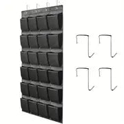 24-Pocket Over-The-Door Shoe Holder
