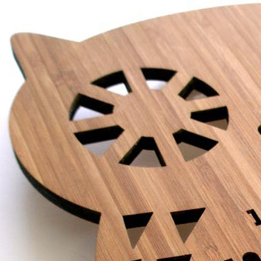 Forest Owl Timepiece - Elegant Wall Art
