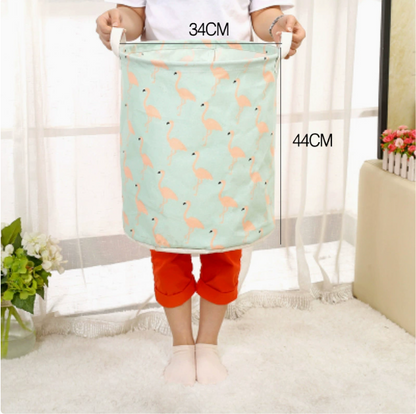Spacious Cotton-Linen Laundry Organizer