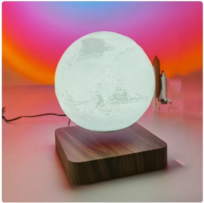 Maglev Saturn Glow Lamp – Floating Creative Decor