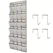 24-Pocket Over-The-Door Shoe Holder