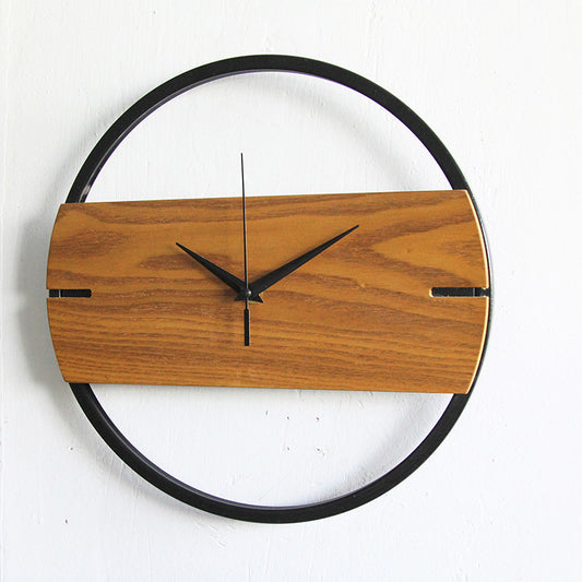 Chic Wooden Wall Clock