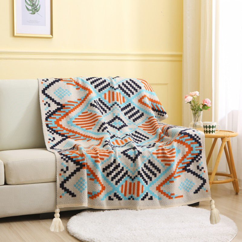 Scandinavian Knit Nap Throw