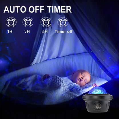 Cosmic WiFi Light Projector with Water Patterns