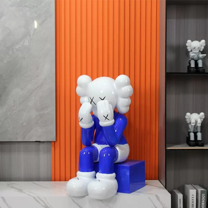 Chic Kaws-Inspired Living Decor Figurine