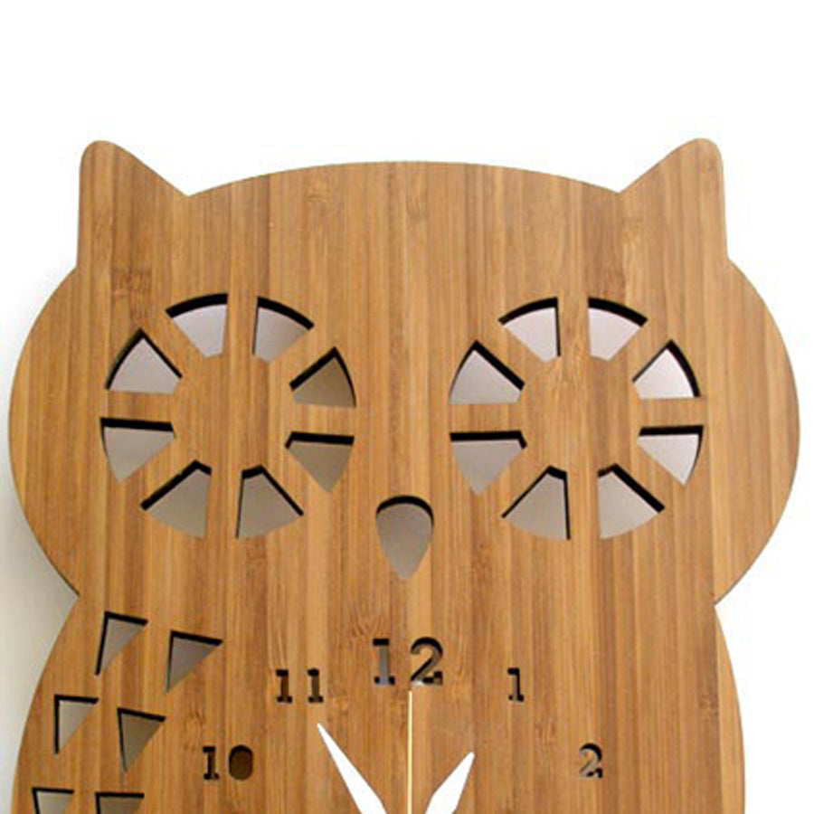 Forest Owl Timepiece - Elegant Wall Art